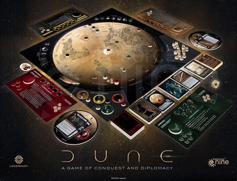 Gale Force Nine Dune Board Game .